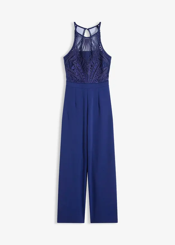 Jumpsuit med spets, bonprix