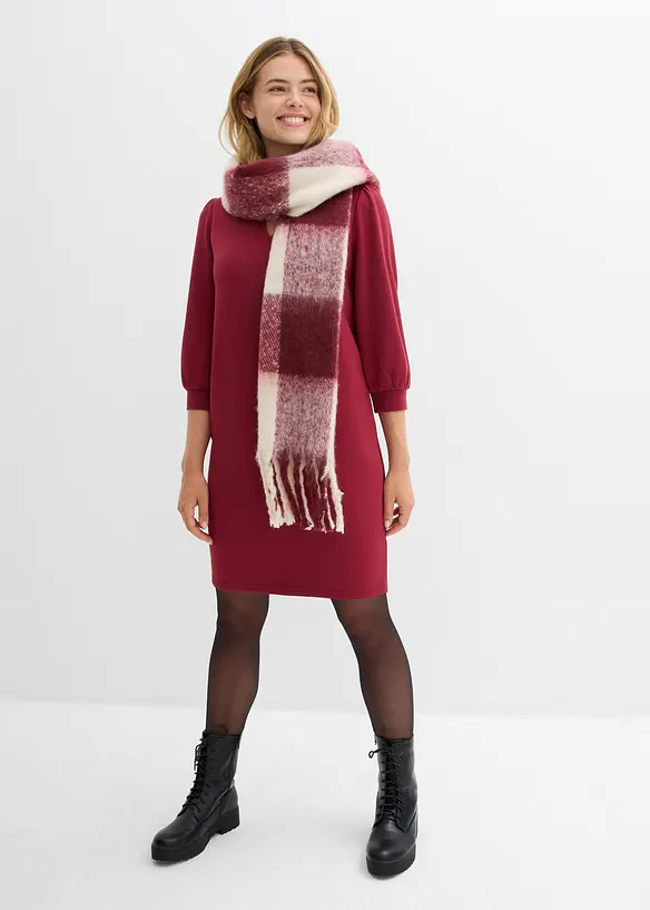 Klänning i viskosmix med mjukt fall, bonprix