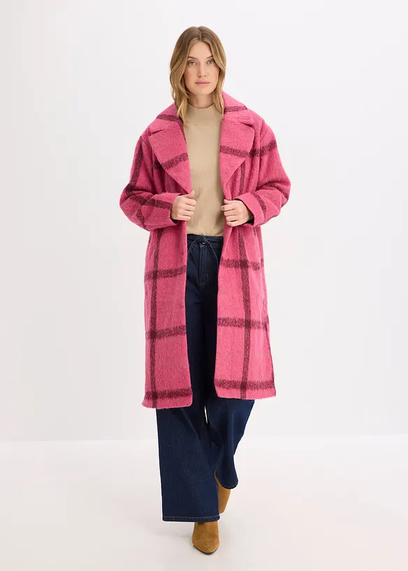 Oversizekappa med yllelook, bonprix
