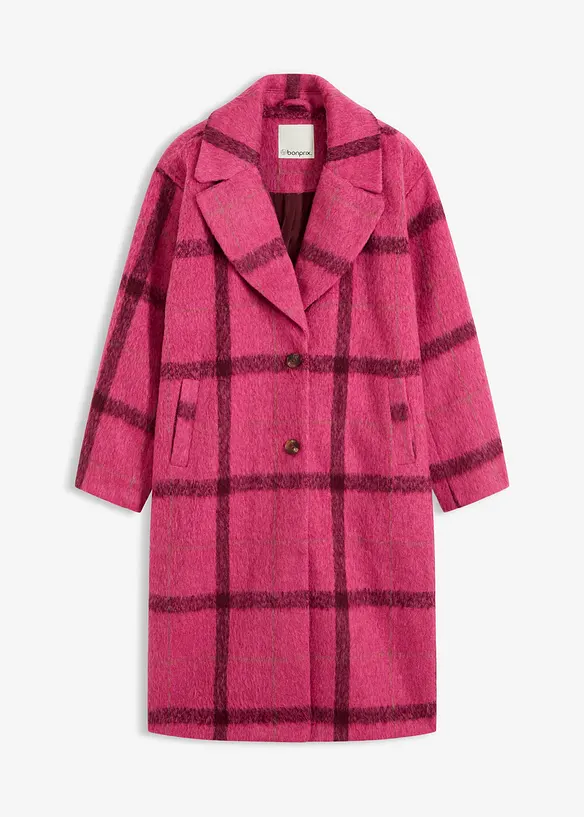 Oversizekappa med yllelook, bonprix