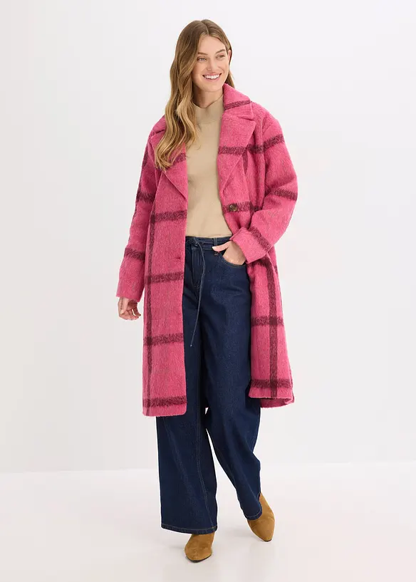 Oversizekappa med yllelook, bonprix
