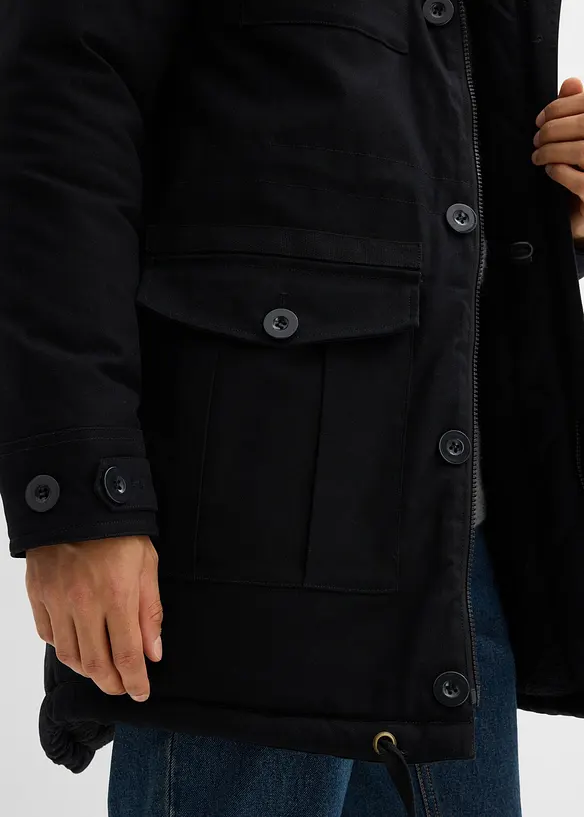 Parkas från Fields med teddyfoder, bonprix