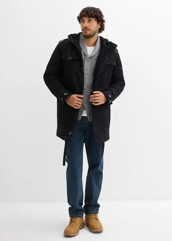 Parkas från Fields med teddyfoder, bonprix