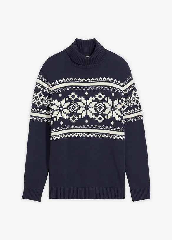 Bomullströja med lusemönster, bonprix