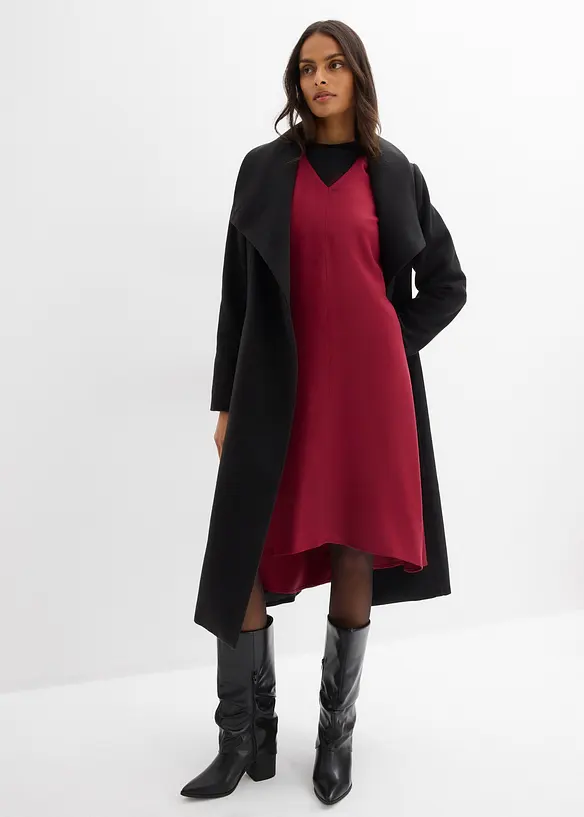 Twillklänning i följsam lyocell, bonprix