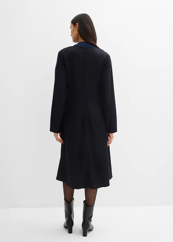 Twillklänning i följsam lyocell, bonprix