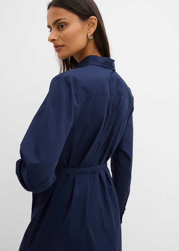 Mellanlång bomullsklänning, bonprix