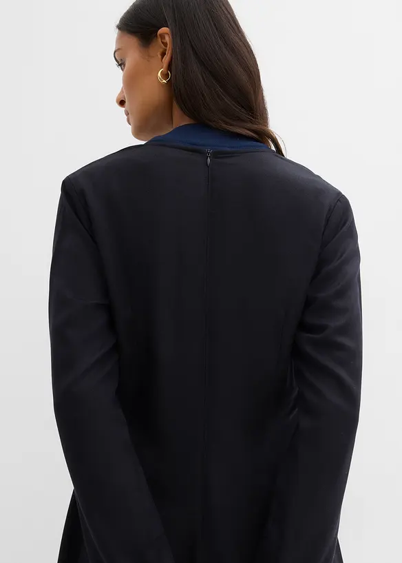 Twillklänning i följsam lyocell, bonprix