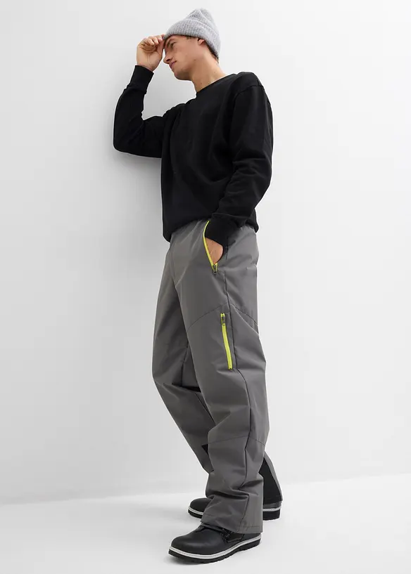 Vattenavvisande och fodrad funktionsbyxa, Regular Fit, bonprix