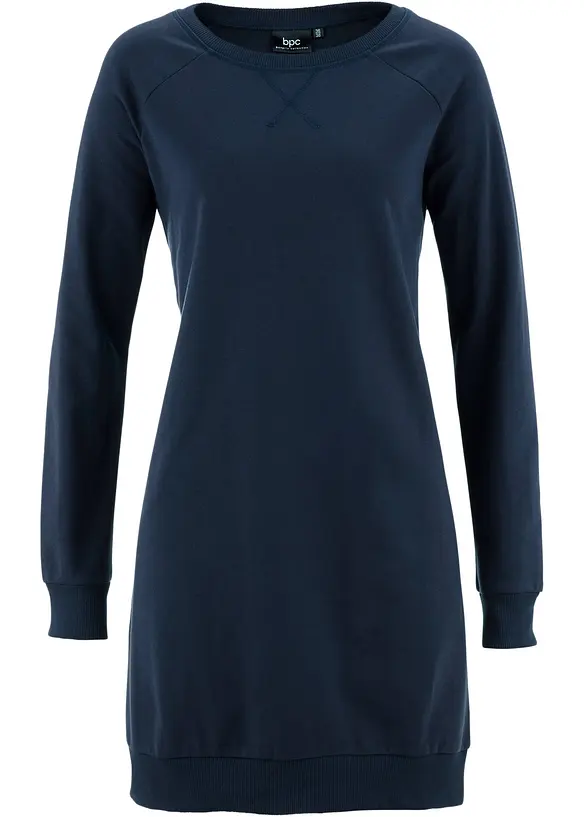 Klänning av mjuk frotté, bonprix