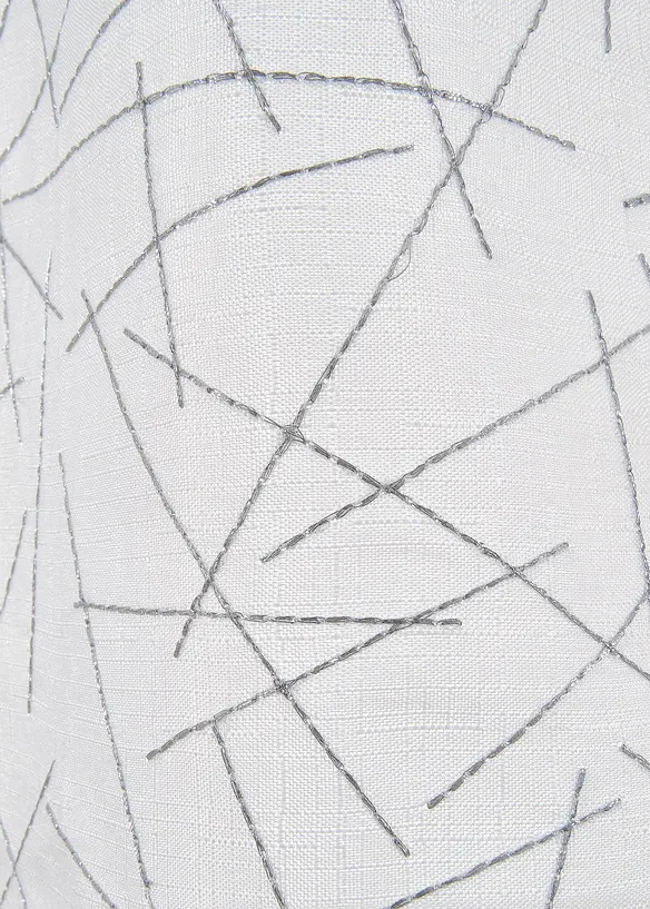 Cafégardin med glansigt broderi, bonprix