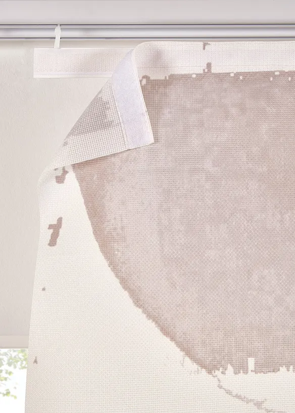 Panelgardin med tryckt mönster (1-pack), bonprix