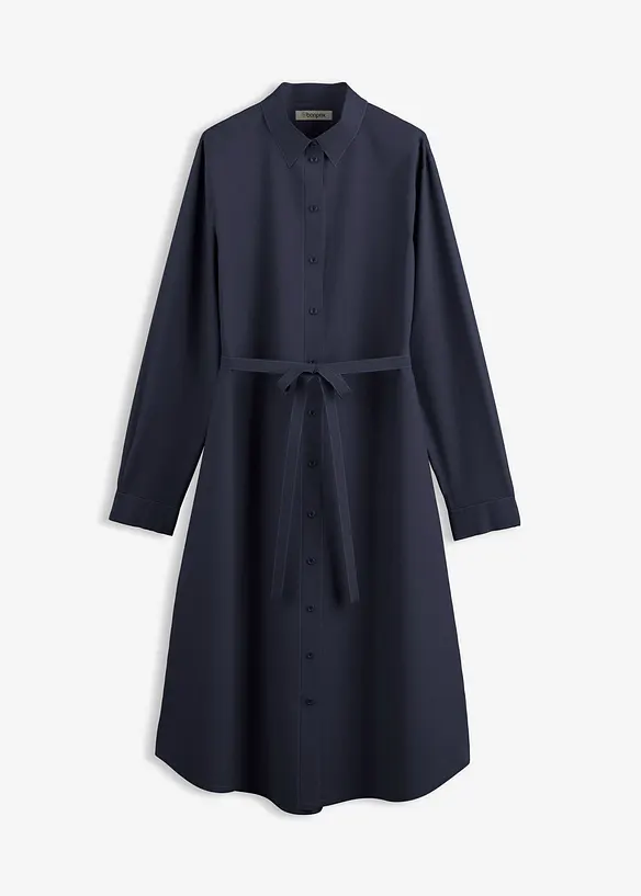 Mellanlång bomullsklänning, bonprix