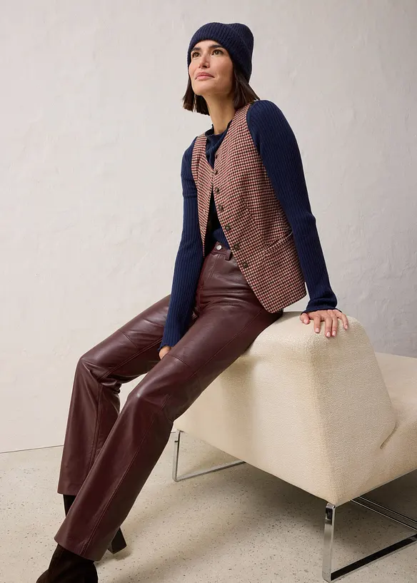 Skinnbyxa i lammnappa, bonprix