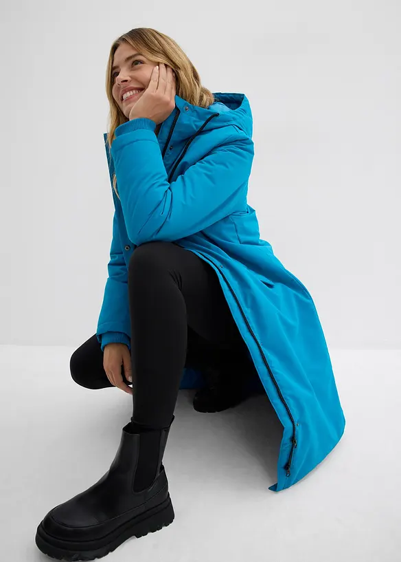 Vinterkappa med kviltad insida, bonprix