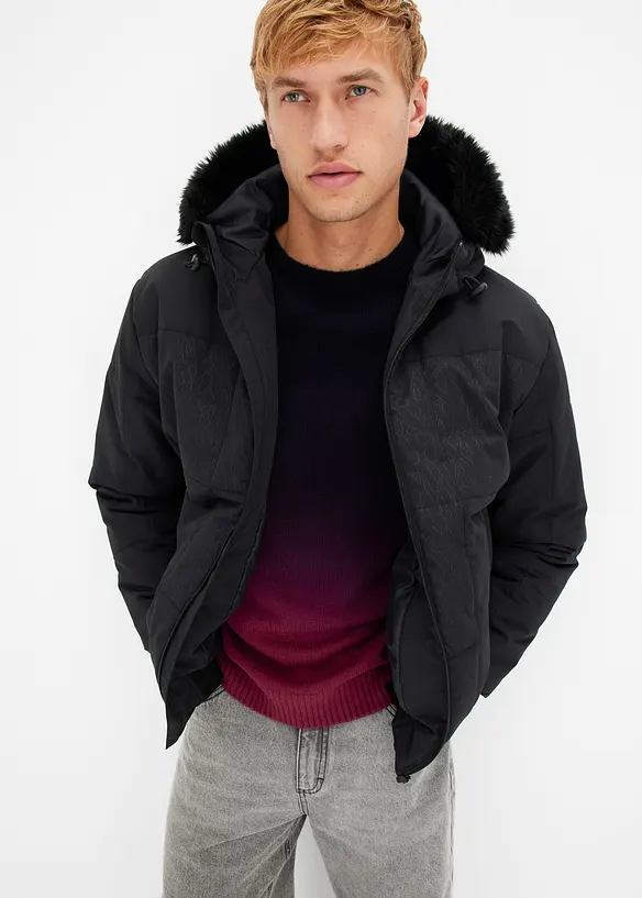 Finstickad tröja med olika färgnyanser, bonprix