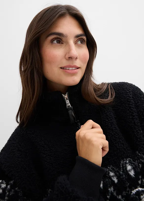 Teddyfleecetröja, bonprix