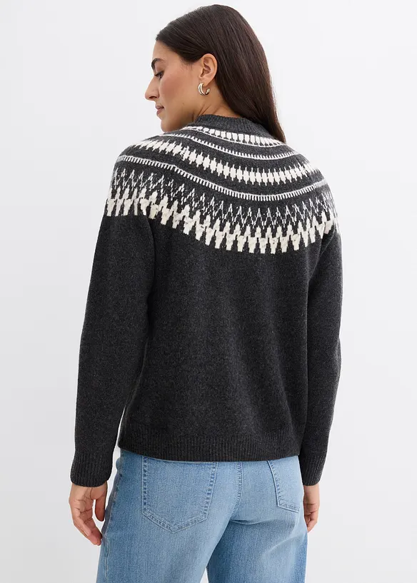 Lusemönstrad cardigan, bonprix