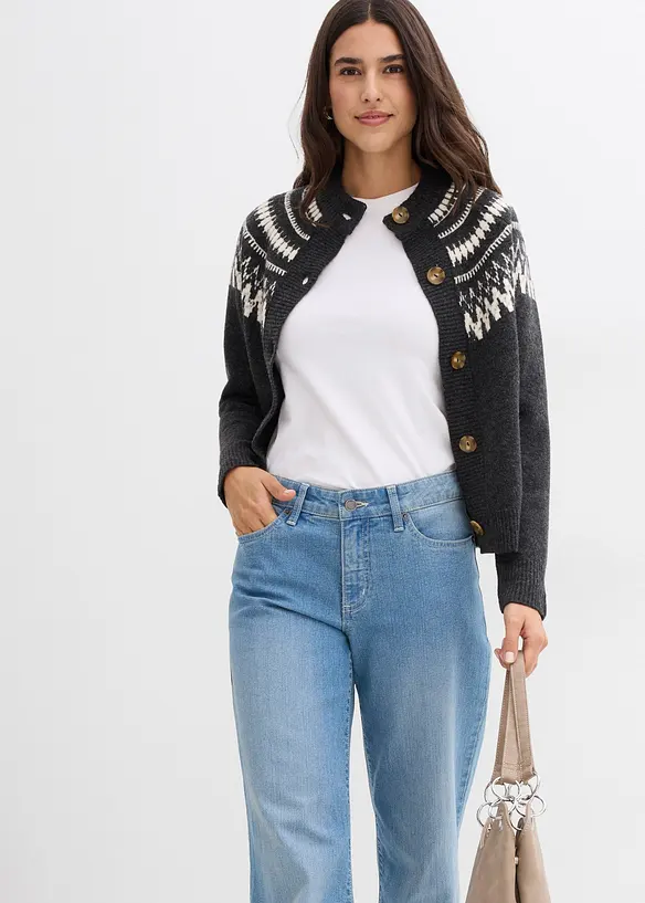 Lusemönstrad cardigan, bonprix