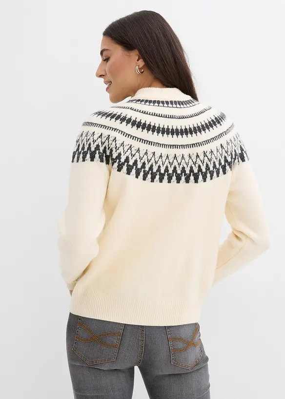 Lusemönstrad cardigan, bonprix
