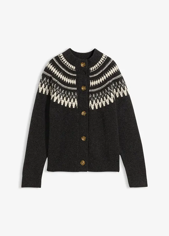Lusemönstrad cardigan, bonprix