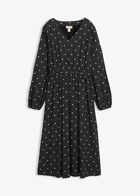 Maxiklänning i följsam viskos, bonprix