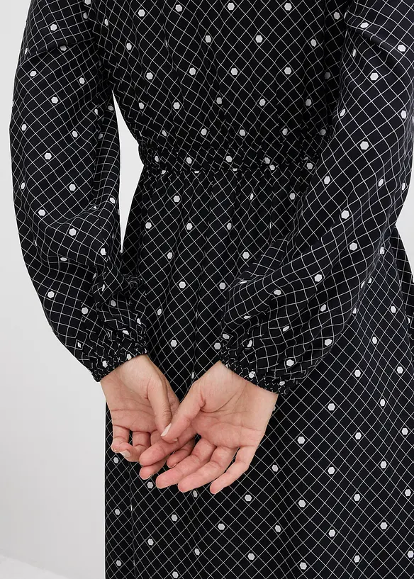 Maxiklänning i följsam viskos, bonprix