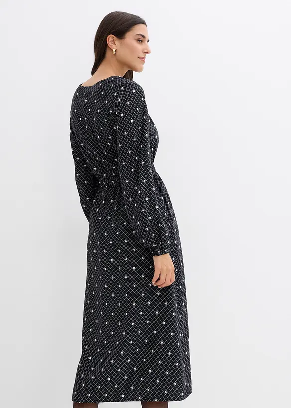 Maxiklänning i följsam viskos, bonprix