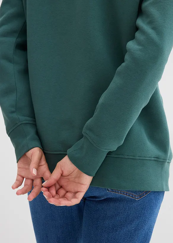 Sweatshirt i bomullsmix, bonprix