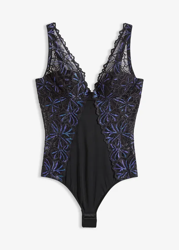 Body med glittrande trådar, bonprix