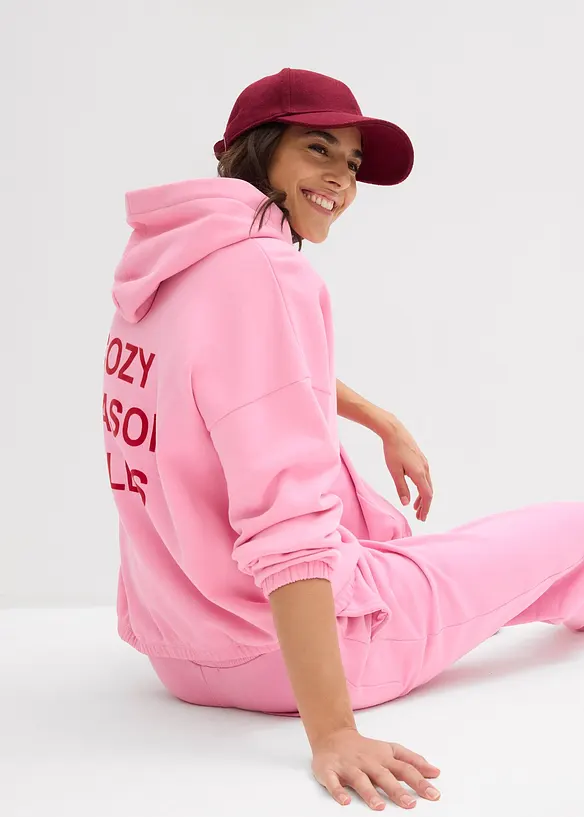 Oversizesweatshirt i ren bomull, bonprix