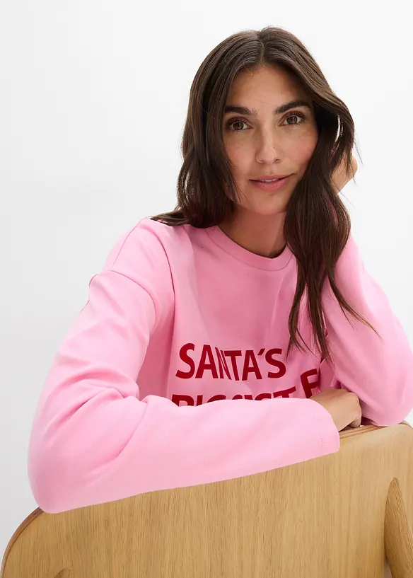 Oversizetopp i bomull, bonprix