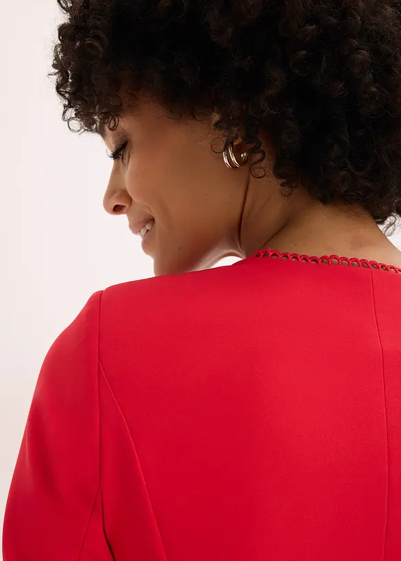 Kavajklänning med spetskanter, bonprix