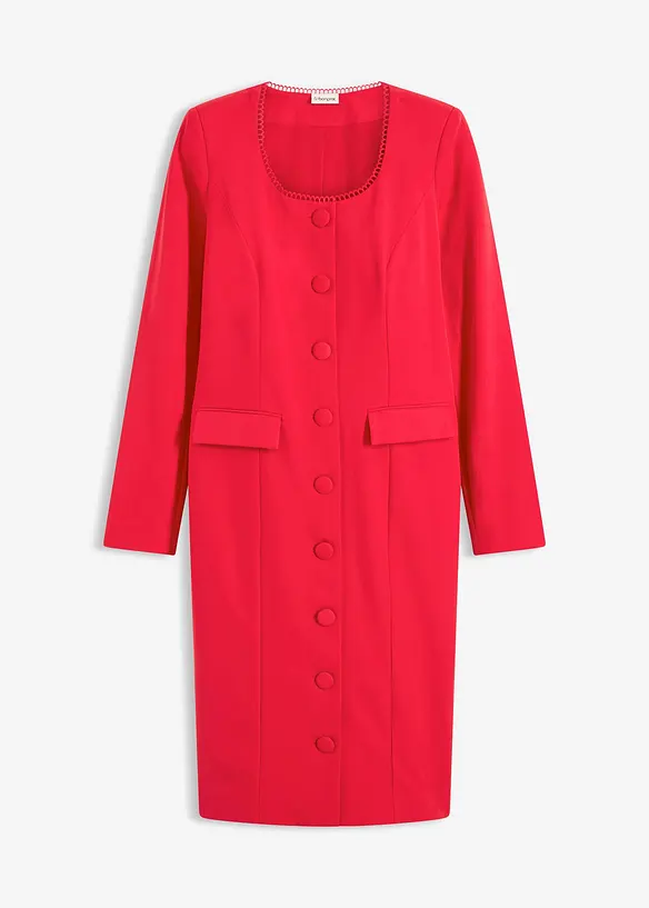 Kavajklänning med spetskanter, bonprix