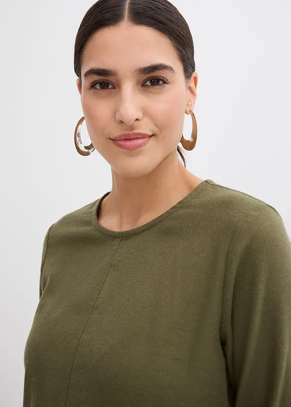 Klänning i bomullsflanell, bonprix