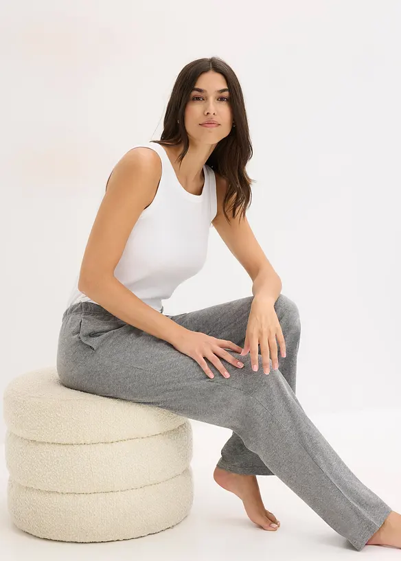 Pyjamasbyxa med sidfickor (2-pack), bonprix