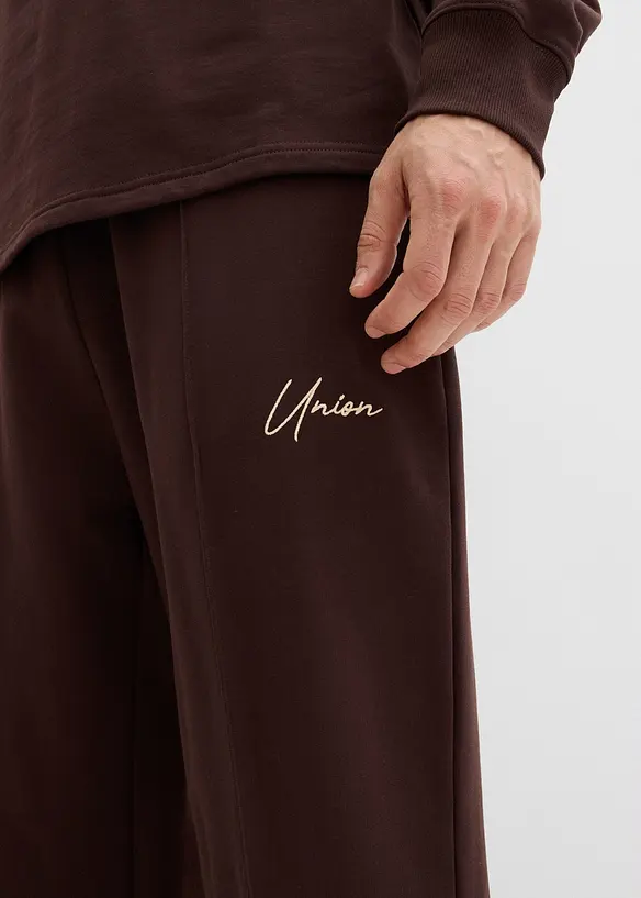 Träningsoverall av bomull (2 delar) Loose Fit, bonprix