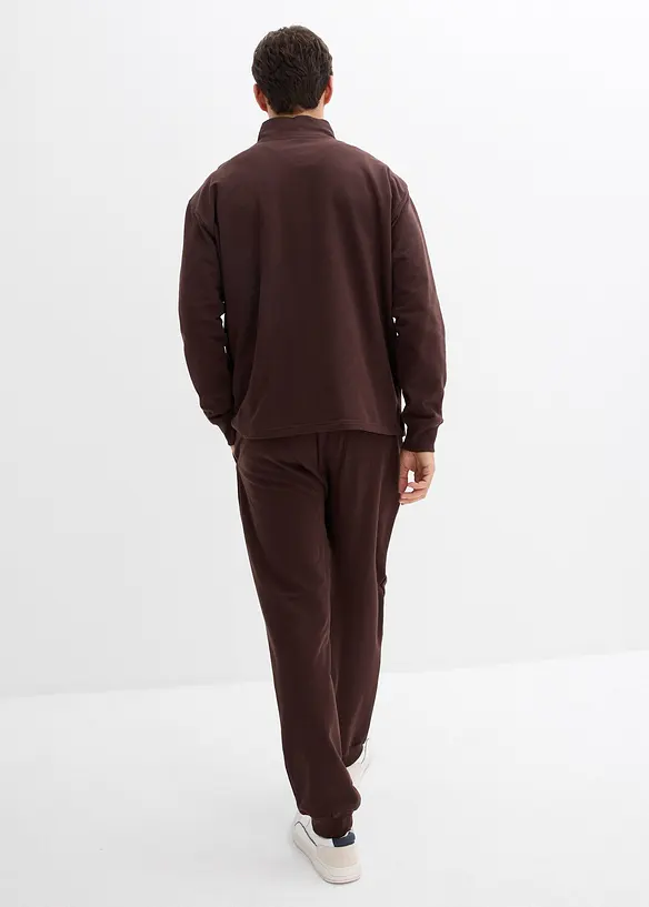 Träningsoverall av bomull (2 delar) Loose Fit, bonprix