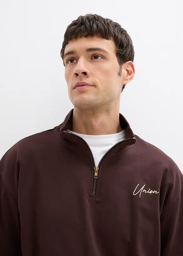 Träningsoverall av bomull (2 delar) Loose Fit, bonprix