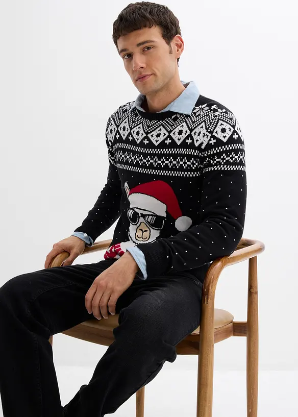 Jultröja med bomull, bonprix