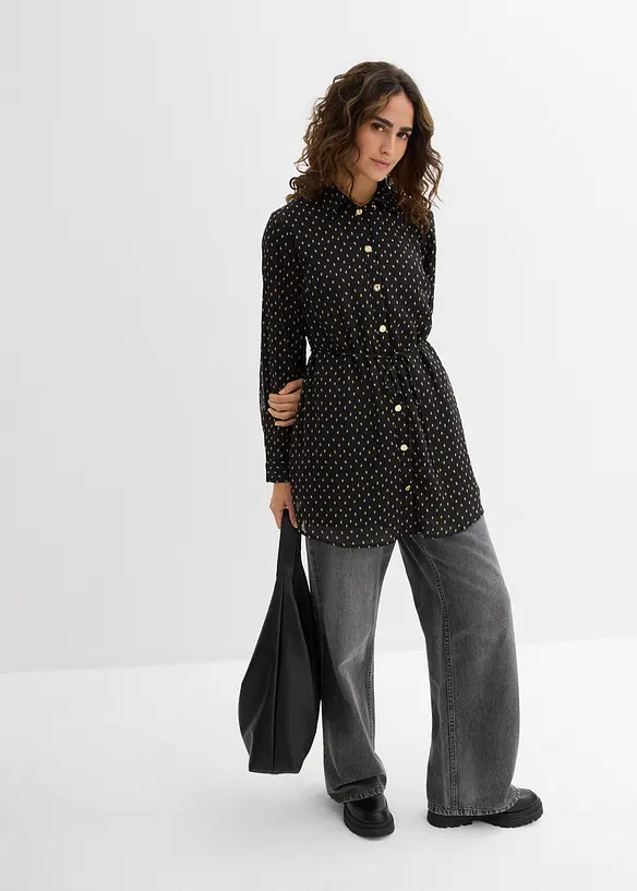 Mammablus av chiffong, bonprix