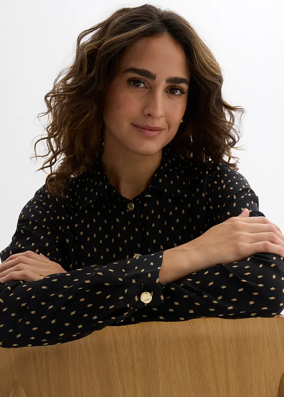 Mammablus av chiffong, bonprix