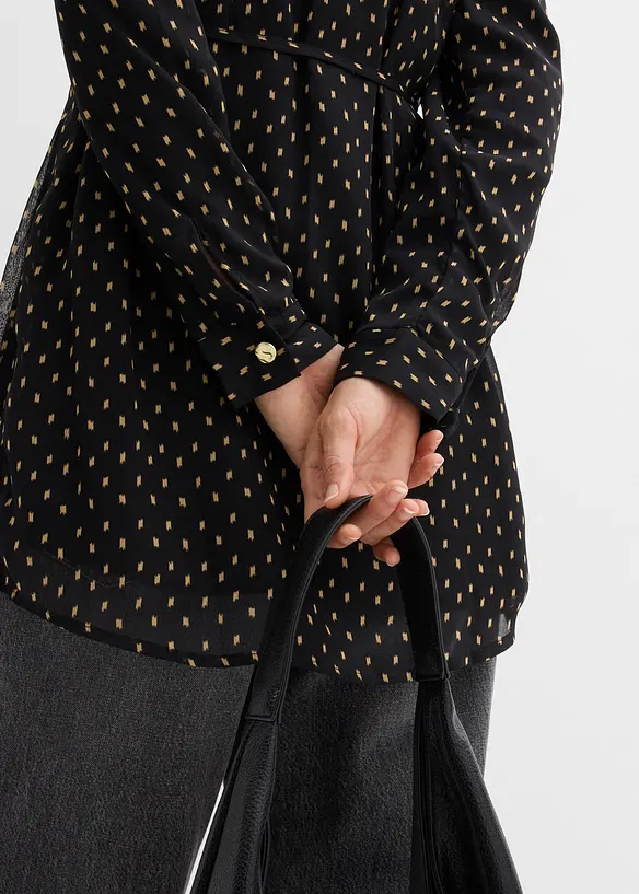 Mammablus av chiffong, bonprix