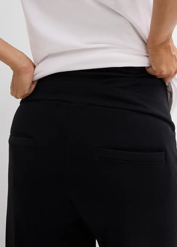 Mammabyxa med vida ben i bekväm Punto di Roma, bonprix