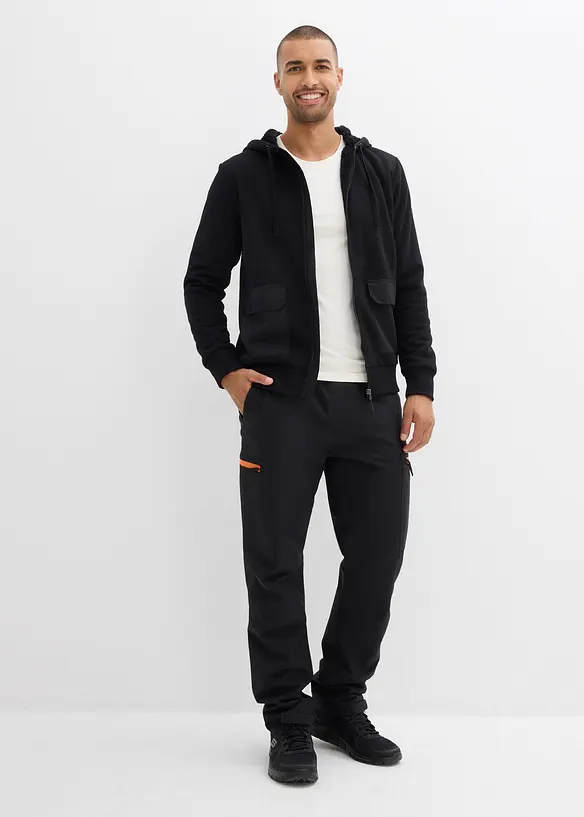 Munkjacka med teddyfoder, bonprix