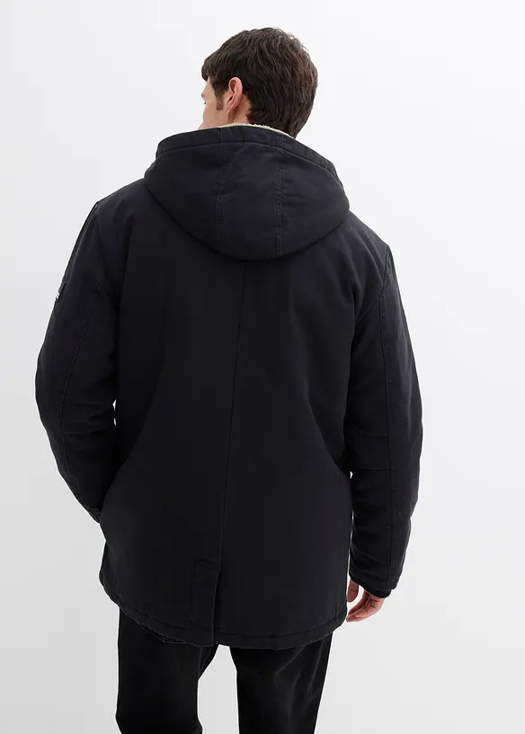Vinterjacka i robust canvas, bonprix