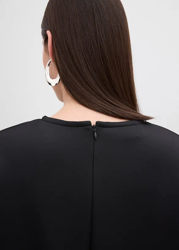 Klänning i stabil trikå, bonprix