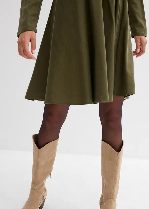 Klänning i bomullsflanell, bonprix