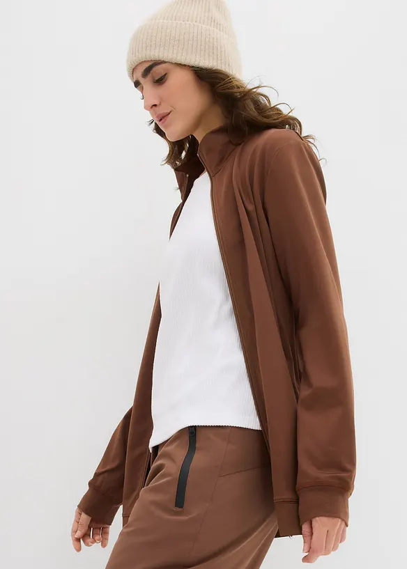 Värmande sweatjacka, bonprix