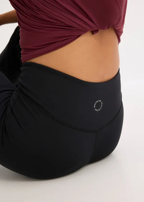 Värmande sportbyxa i mjukt material, raka ben, bonprix